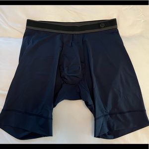 Men’s Lululemon Compression Boxer Brief Shorts Navy XL
